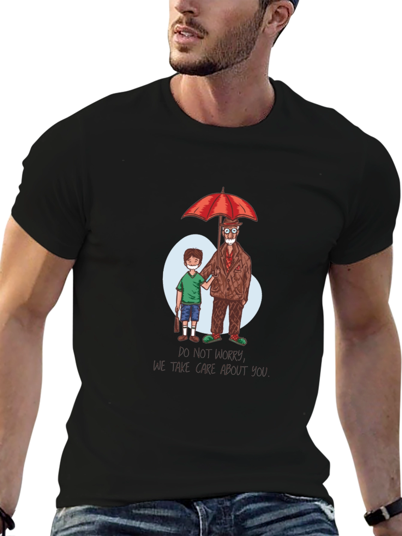 Cartoon Umbrella Academy Inspired T-Shirt