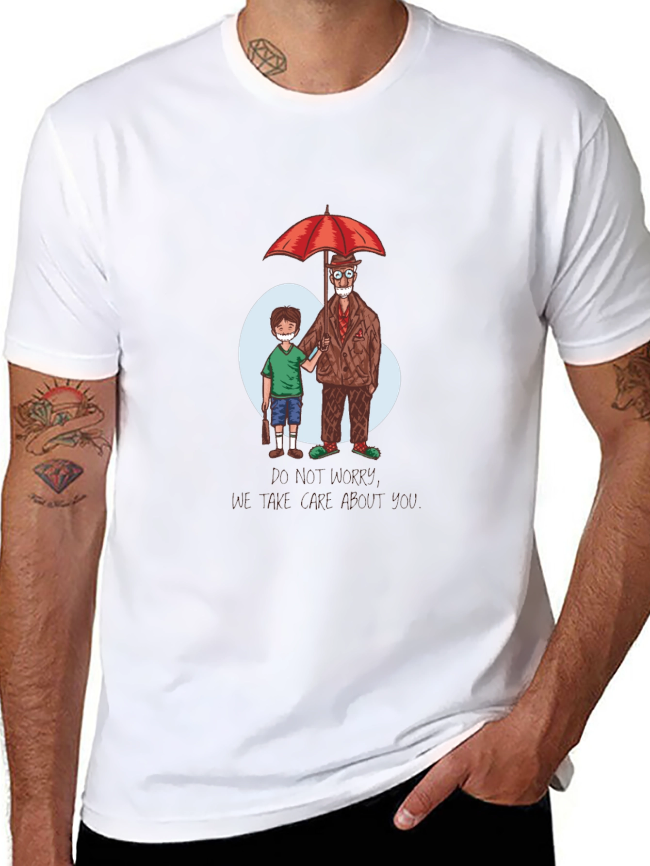 Cartoon Umbrella Academy Inspired T-Shirt