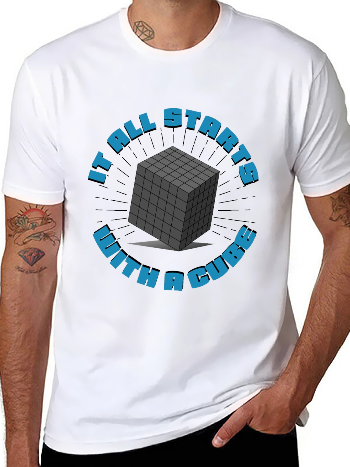It All Starts With A Cube T-Shirt
