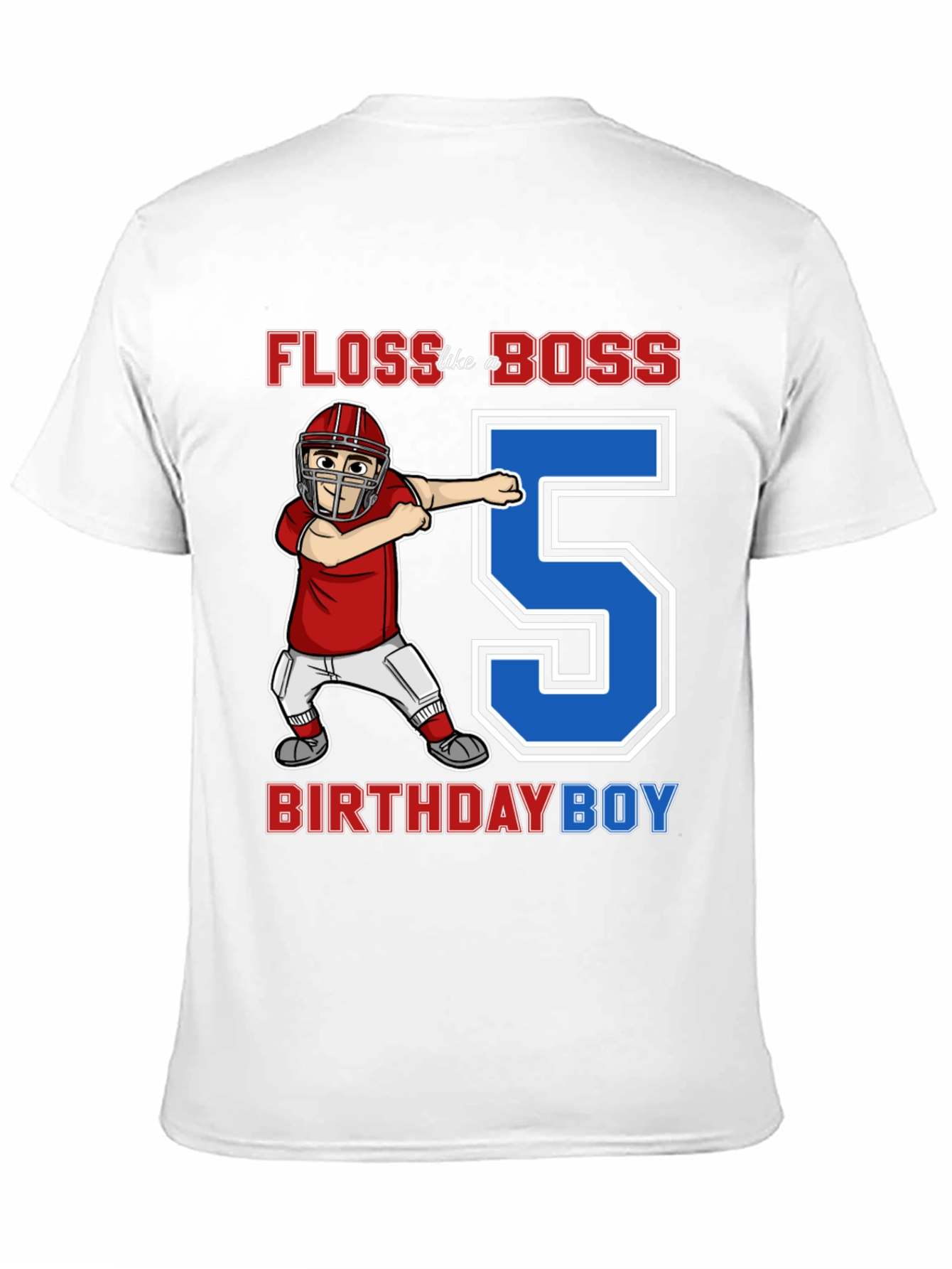 Floss Like a Boss 5th Birthday Boy T-Shirt
