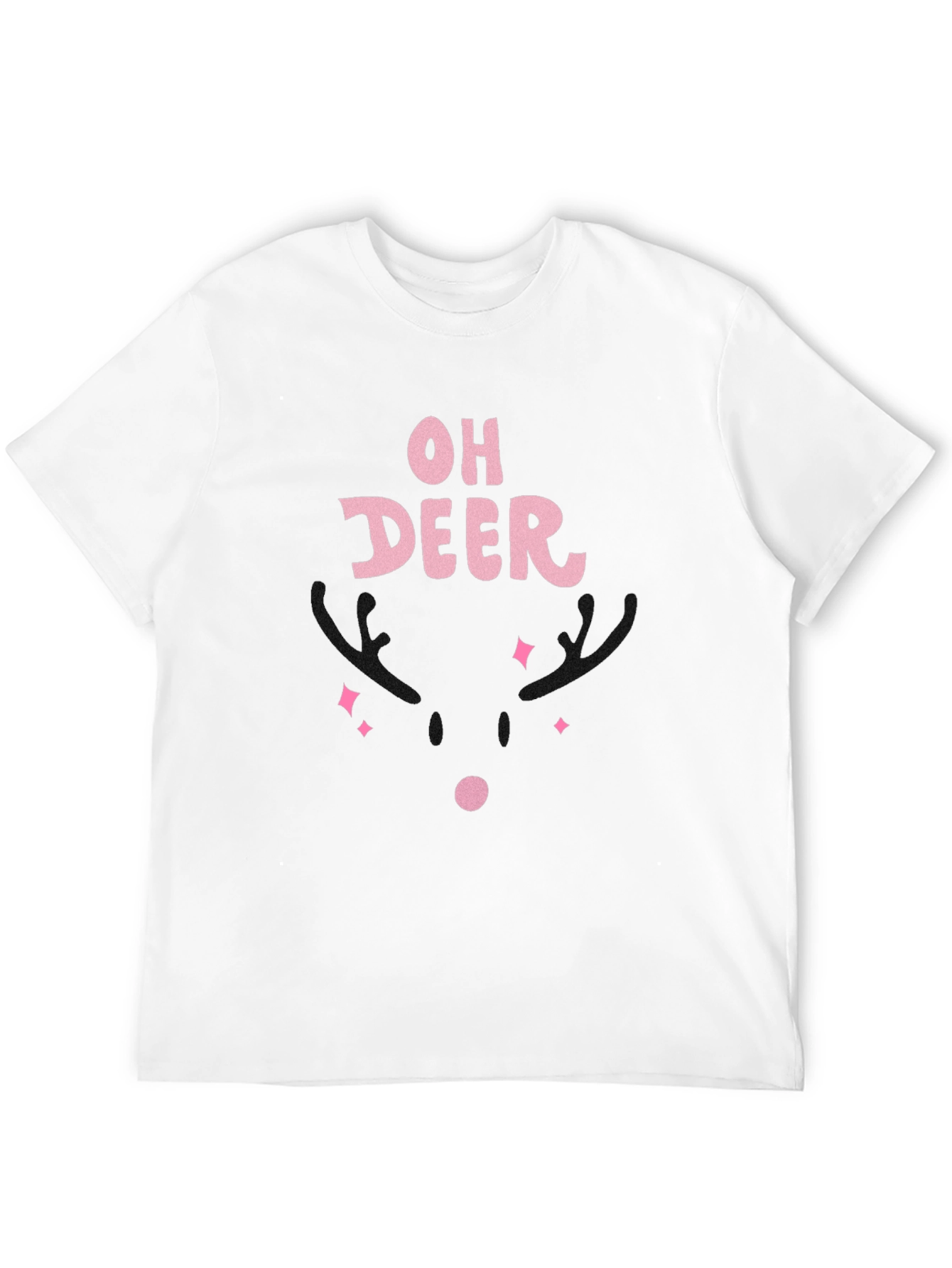 Oh Deer! Graphic T-Shirt - Black