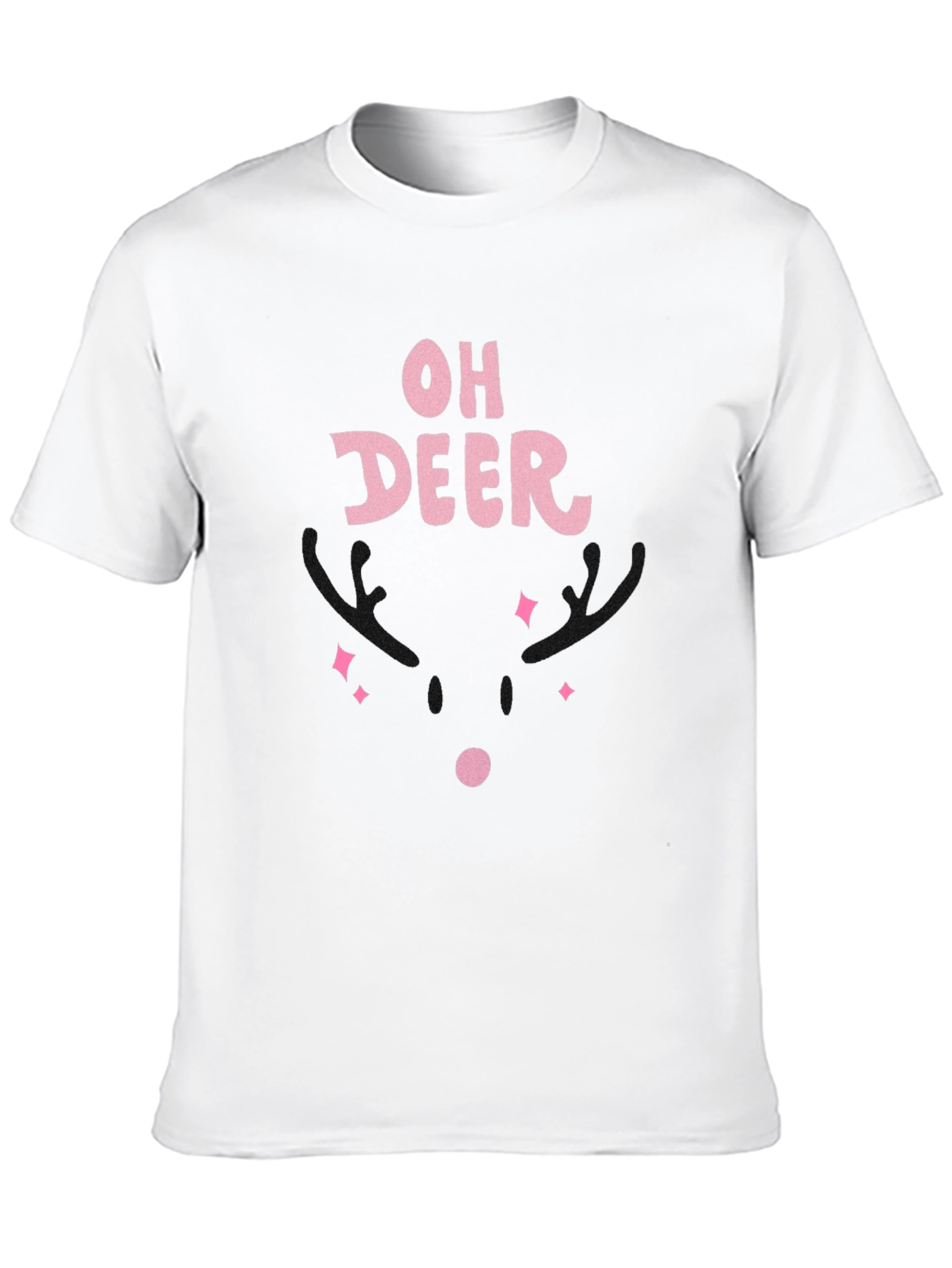 Oh Deer! Graphic T-Shirt - Black