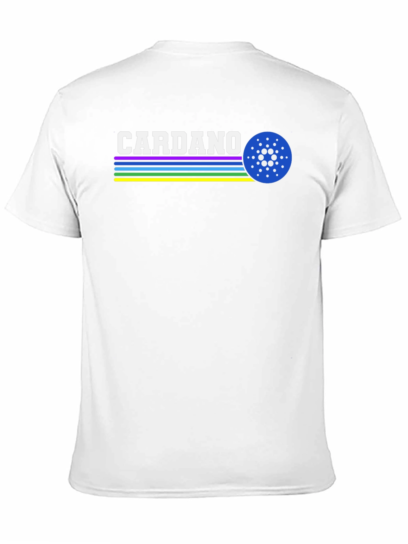 Cardano Crypto T-Shirt - Retro Style ADA Design