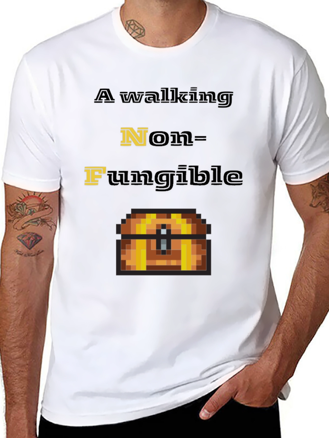 NFT Crypto T-Shirt - Non-Fungible Treasure Tee