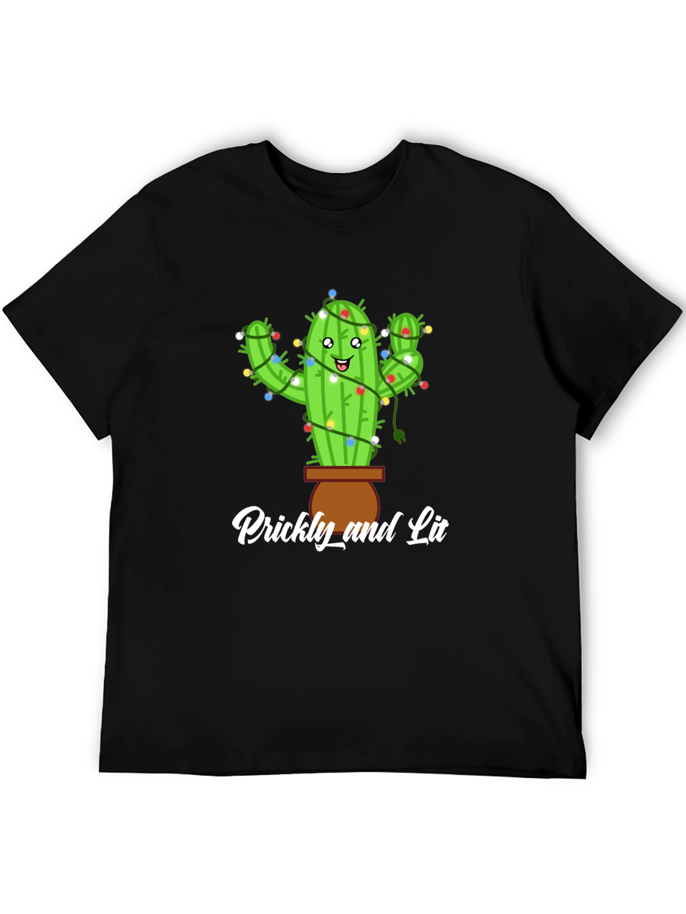Prickly and Lit Cactus Graphic Tee