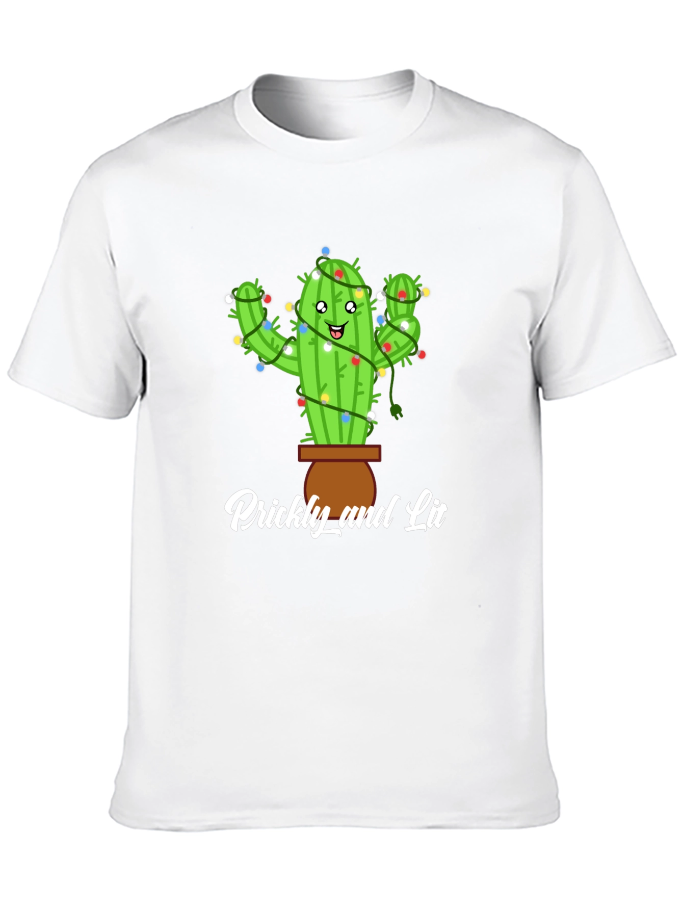 Prickly and Lit Cactus Graphic Tee