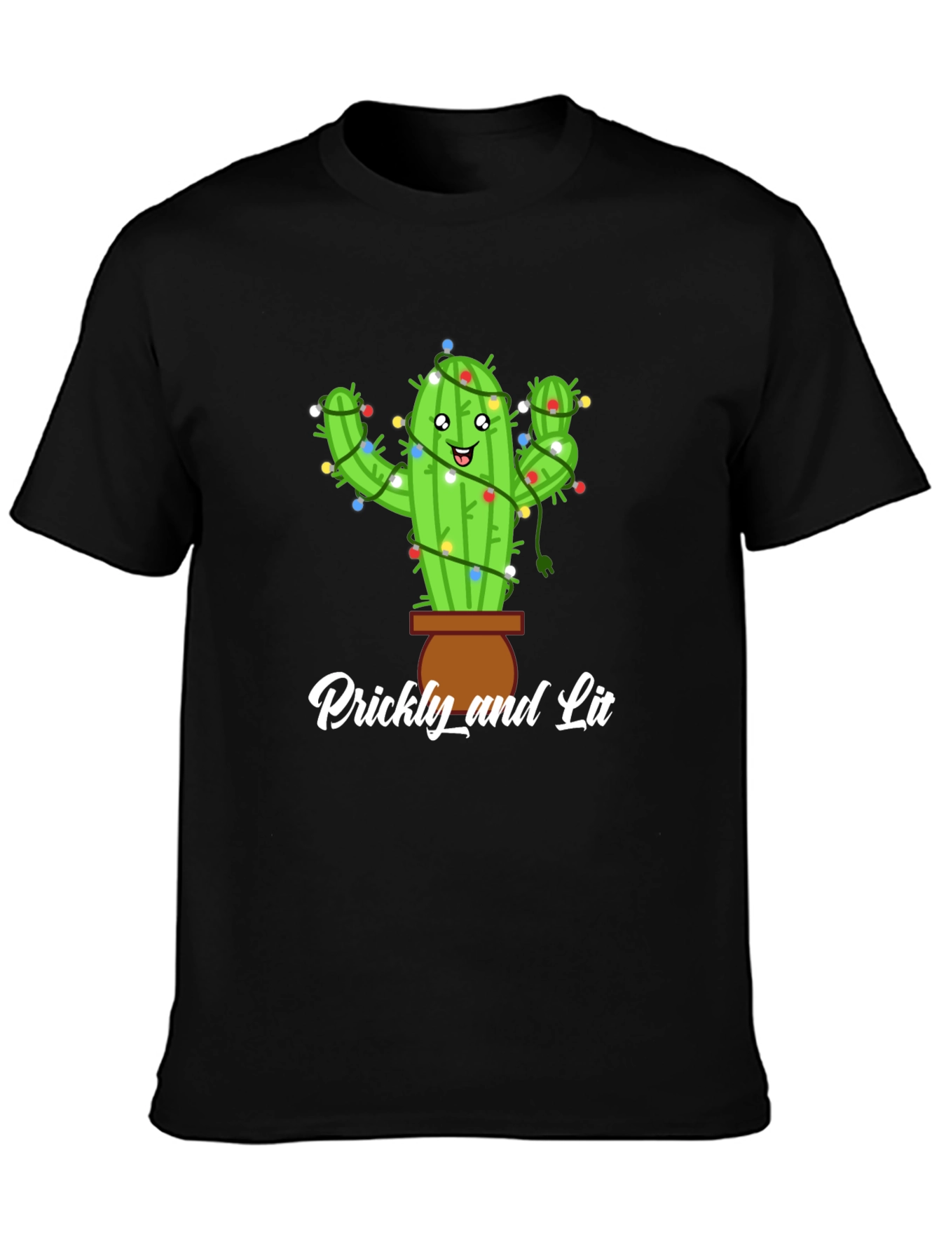 Prickly and Lit Cactus Graphic Tee