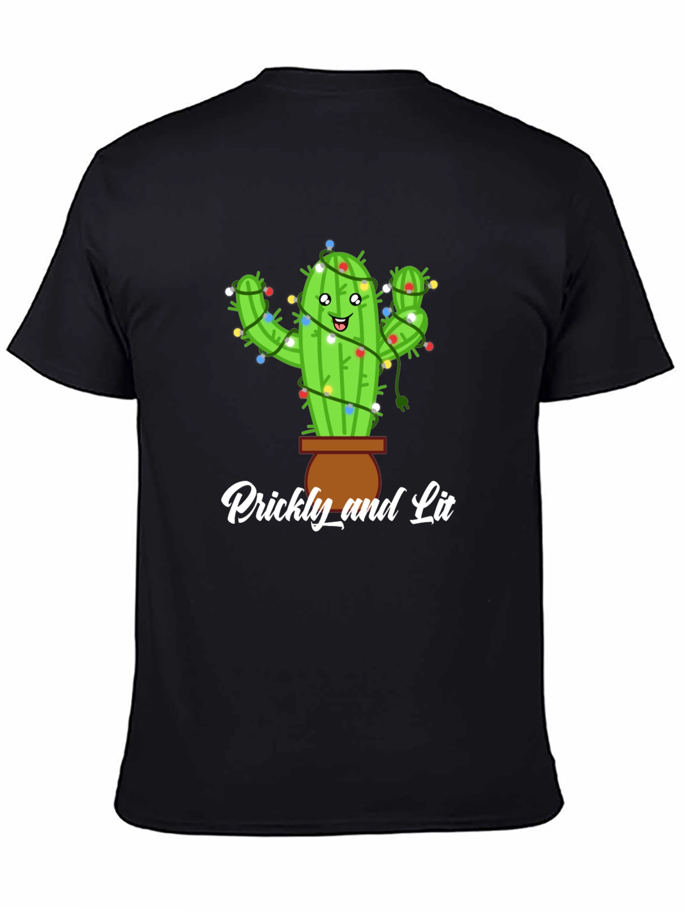 Prickly and Lit Cactus Graphic Tee