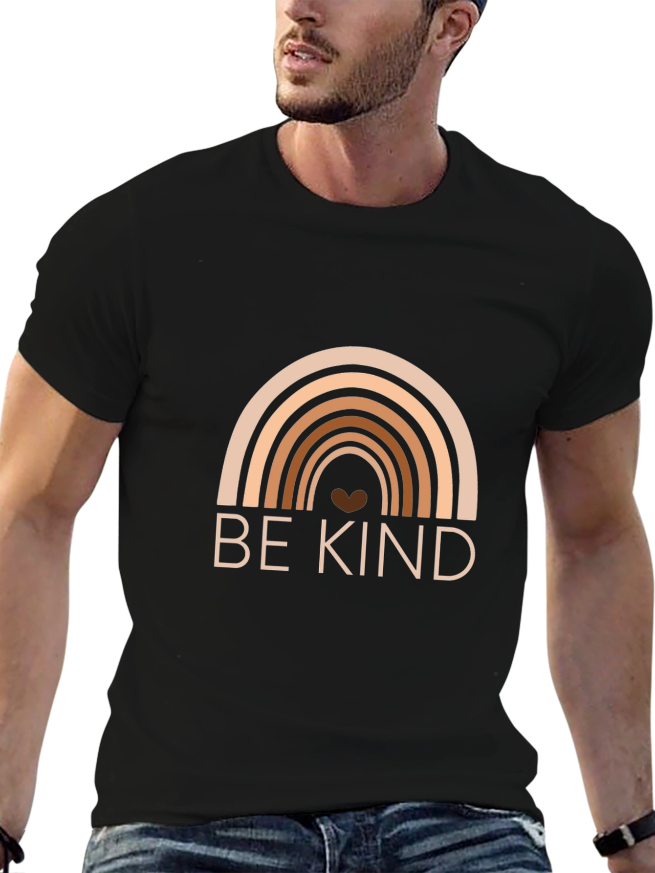 Be Kind Rainbow Graphic Tee
