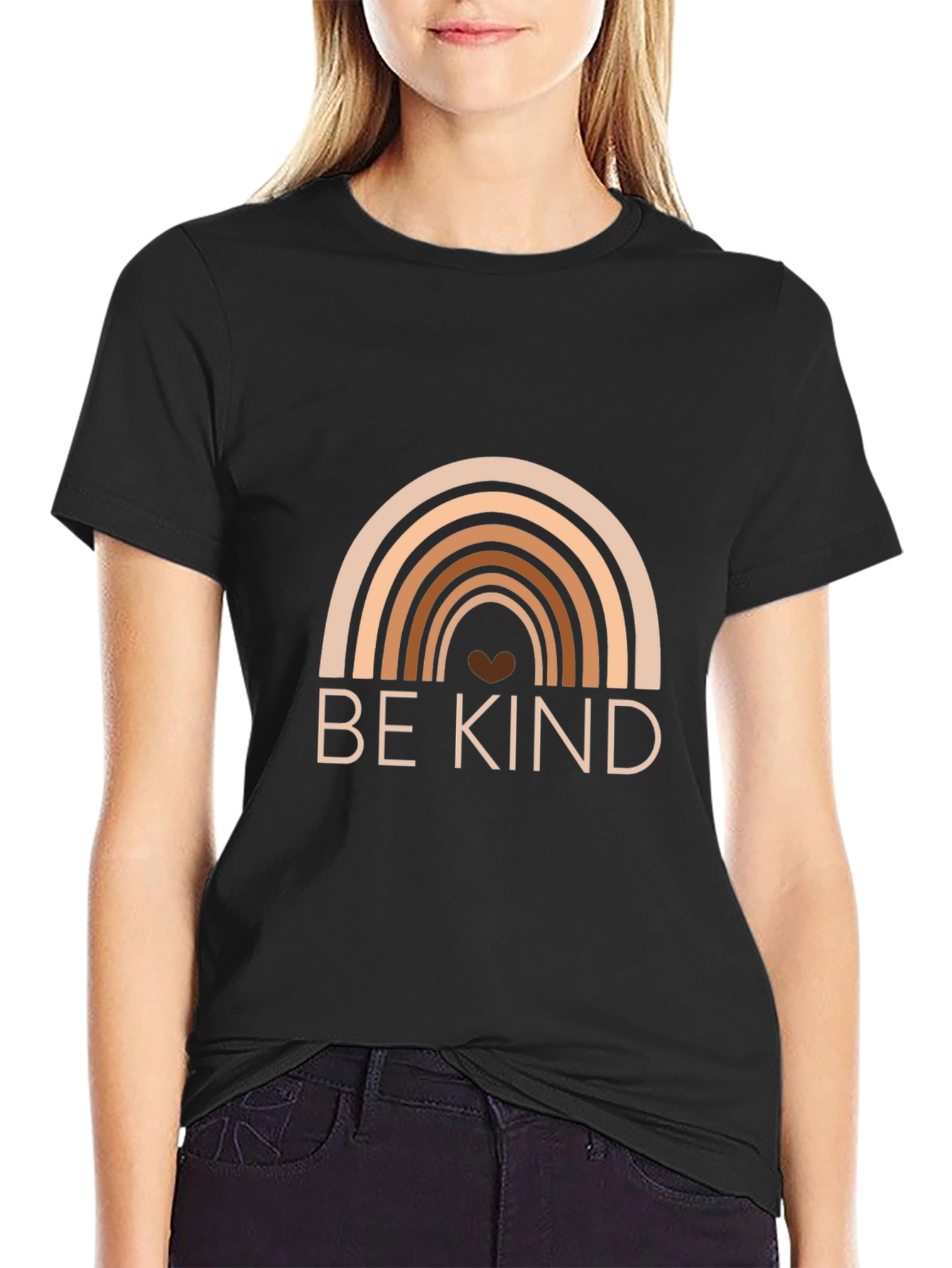 Be Kind Rainbow Graphic Tee