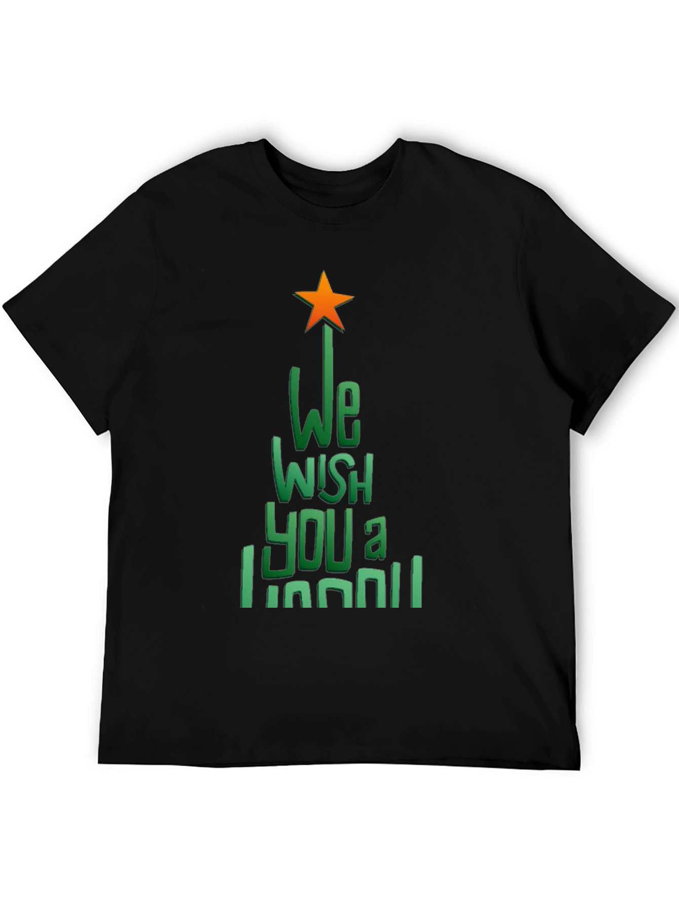 Festive Christmas Tree Graphic Tee - Holiday Cheer