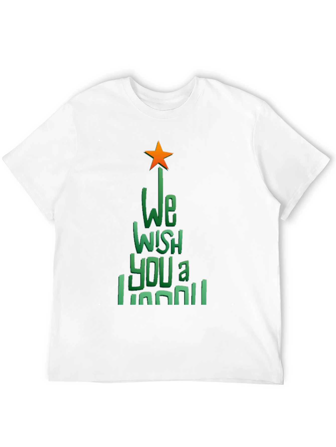 Festive Christmas Tree Graphic Tee - Holiday Cheer