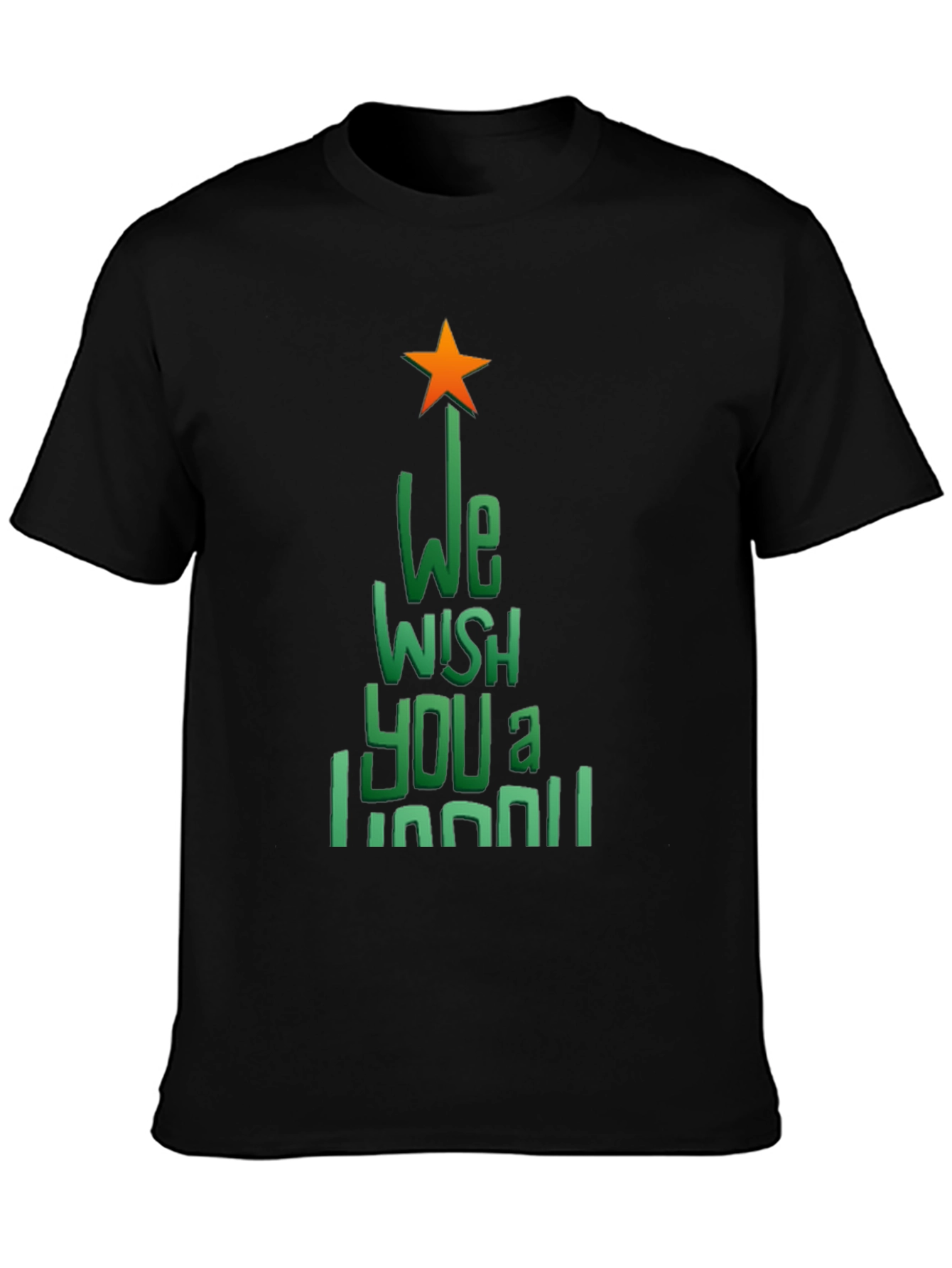 Festive Christmas Tree Graphic Tee - Holiday Cheer