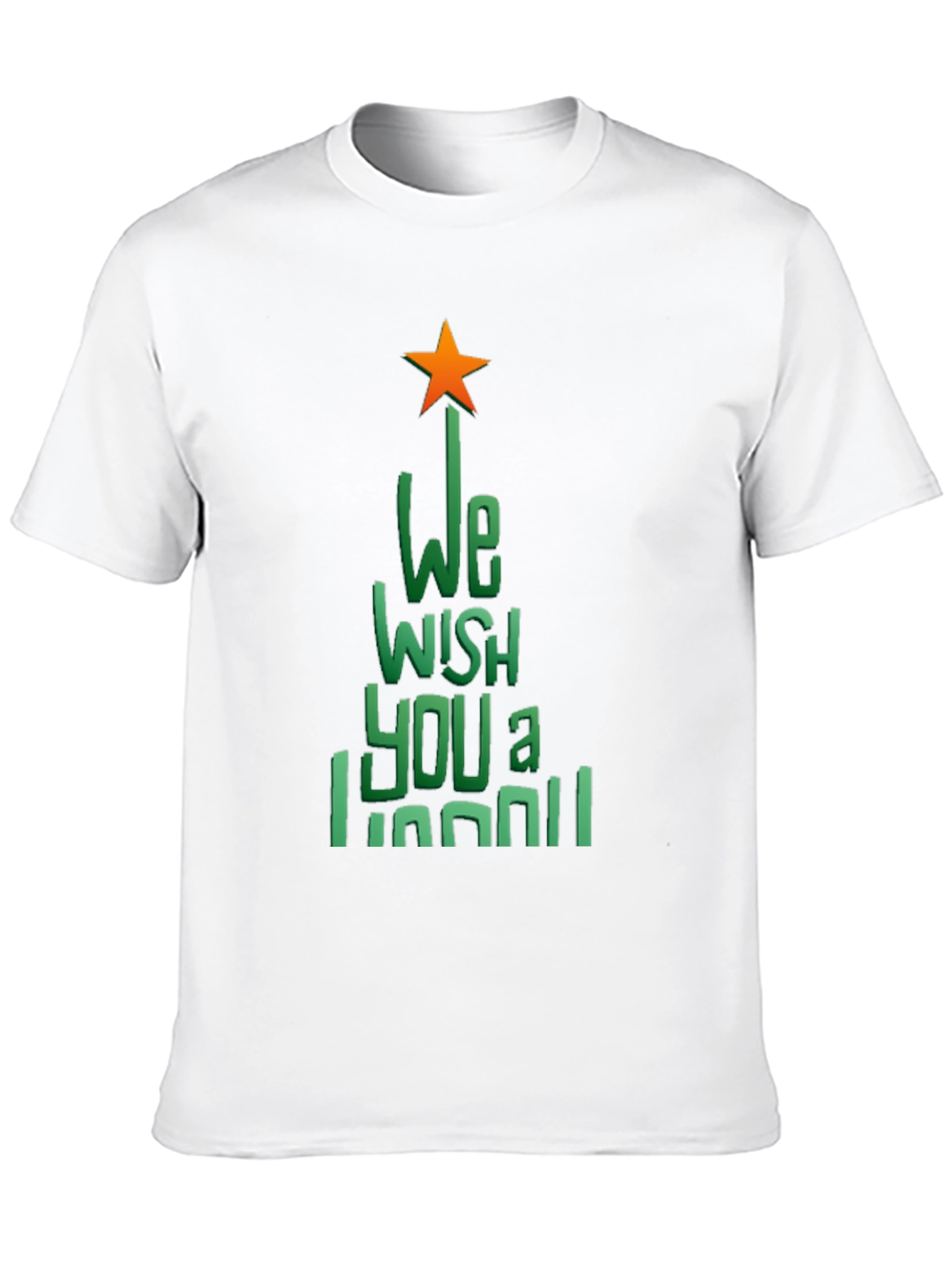 Festive Christmas Tree Graphic Tee - Holiday Cheer