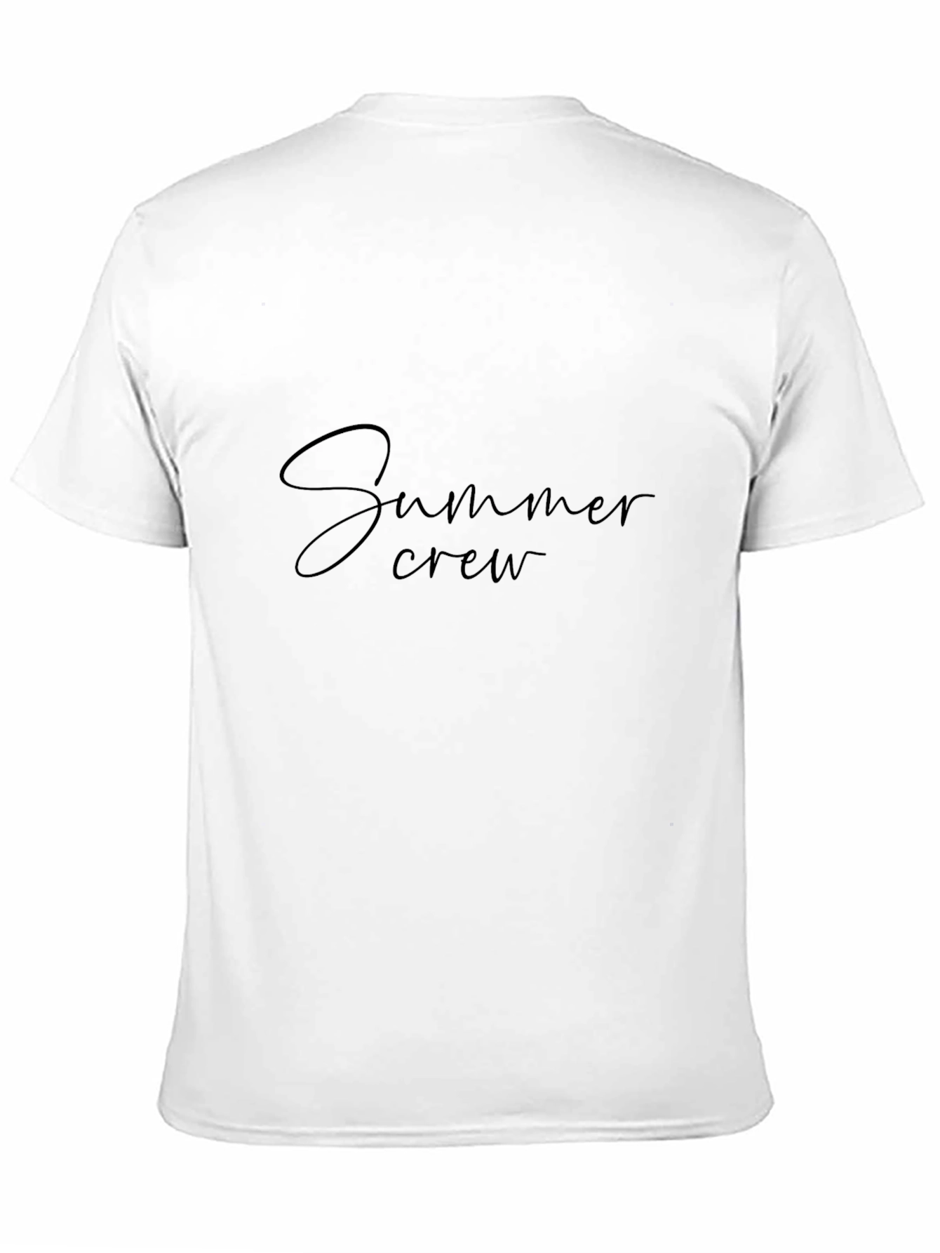 Summer Crew Black T-Shirt