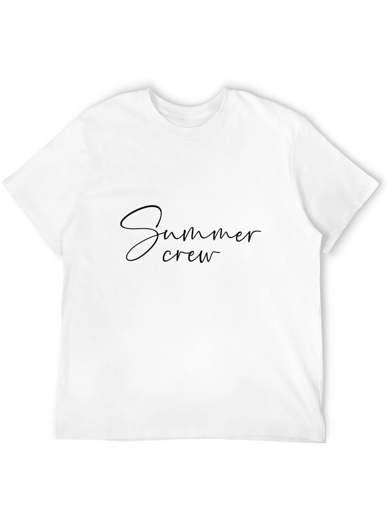 Summer Crew Black T-Shirt