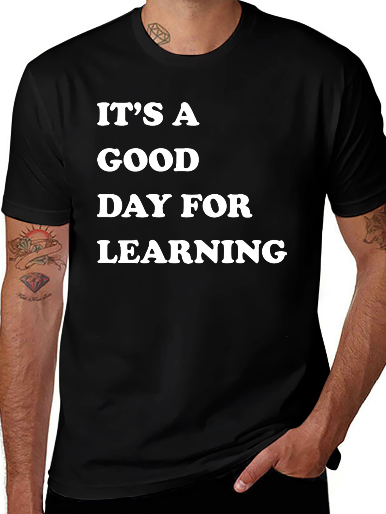 Its A Good Day For Learning Black T-Shirt