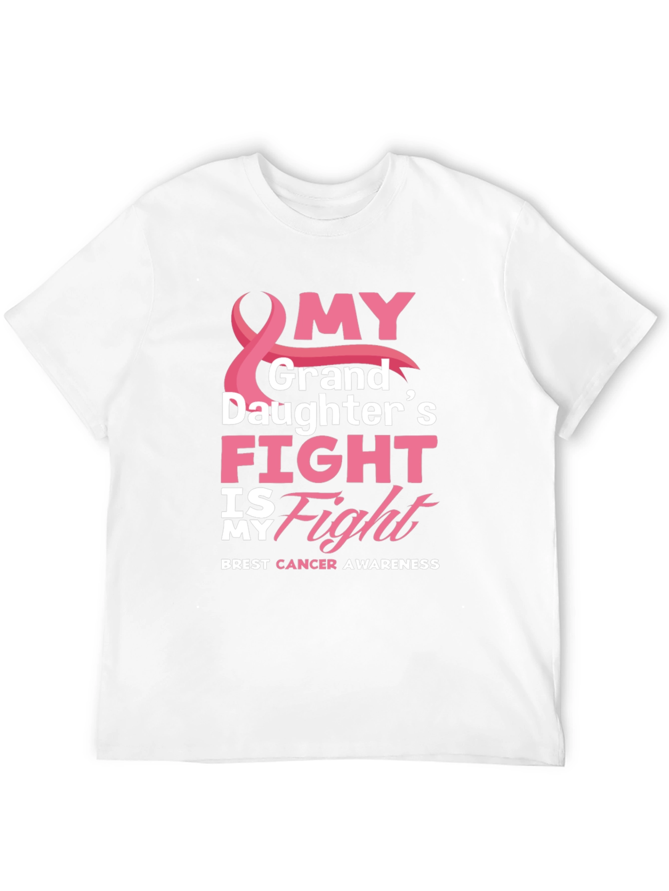 Breast Cancer Awareness Granddaughters Fight T-Shirt
