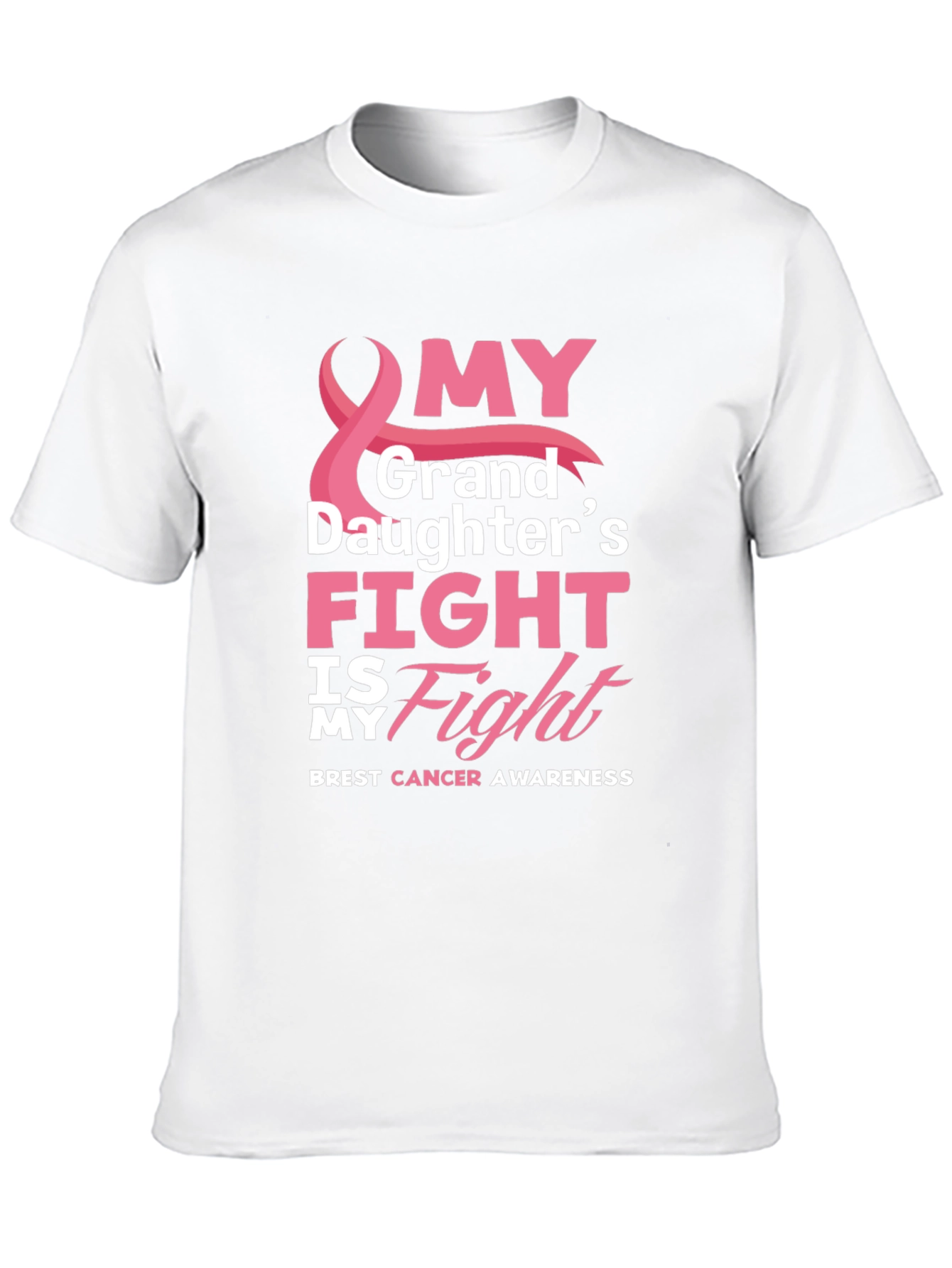 Breast Cancer Awareness Granddaughters Fight T-Shirt