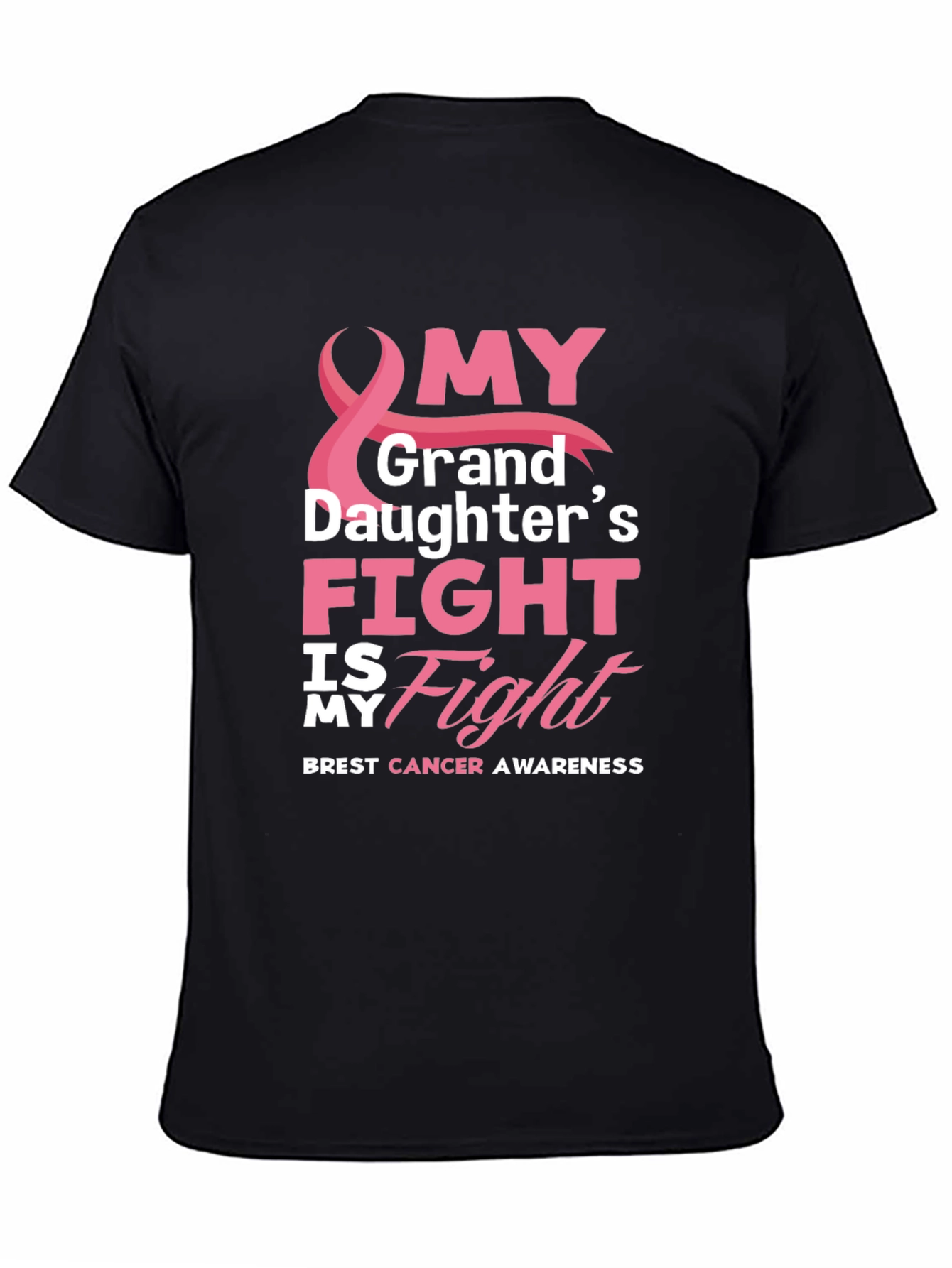 Breast Cancer Awareness Granddaughters Fight T-Shirt