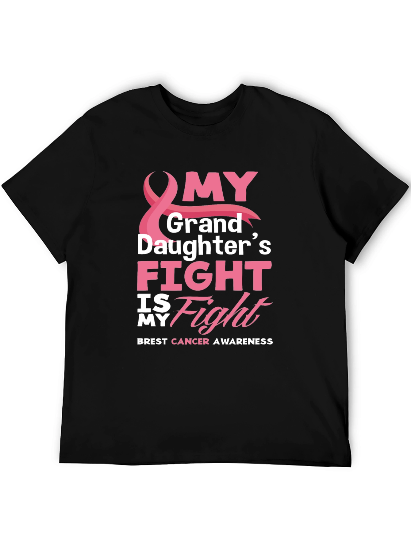 Breast Cancer Awareness Granddaughters Fight T-Shirt