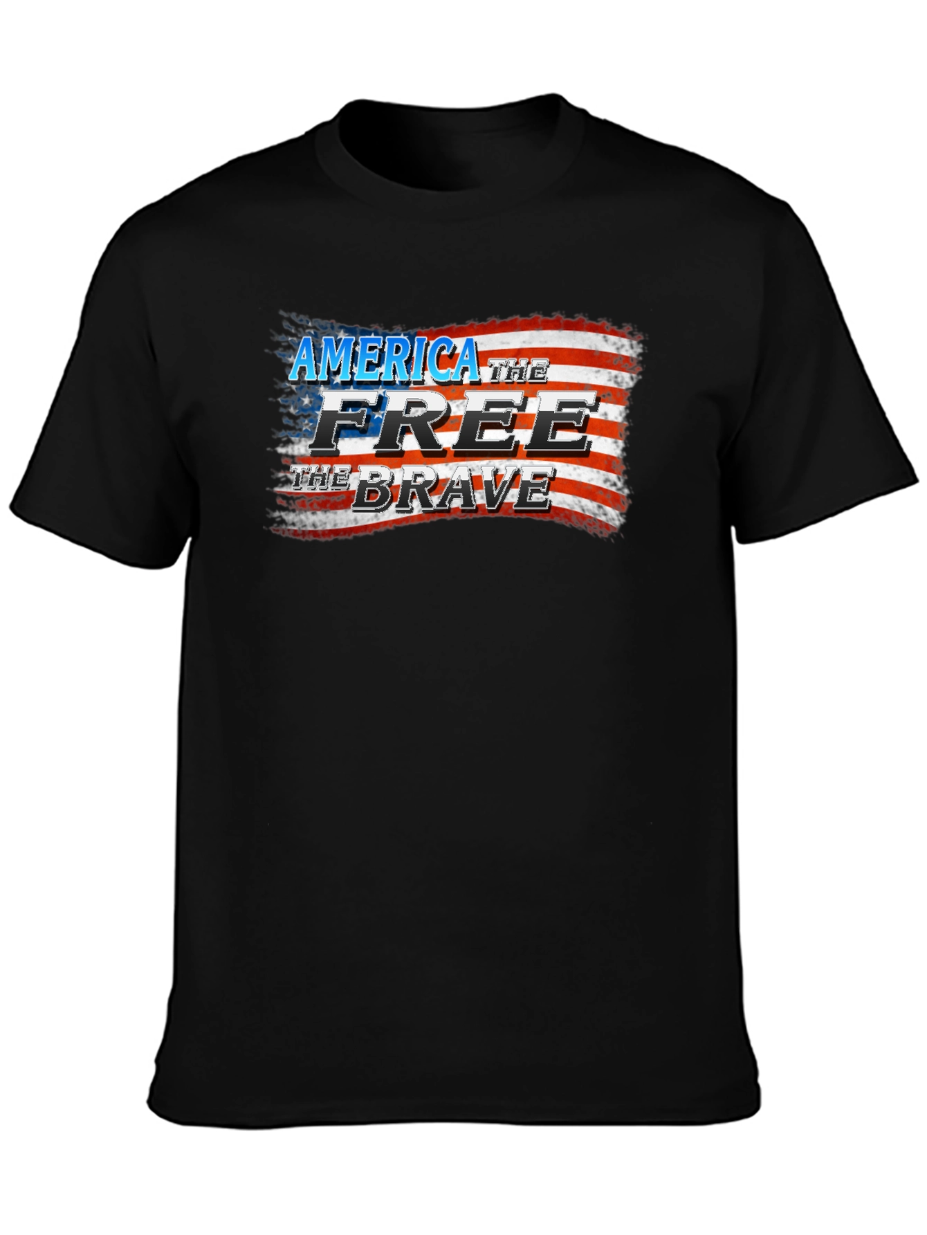 America the Free & Brave Graphic Tee