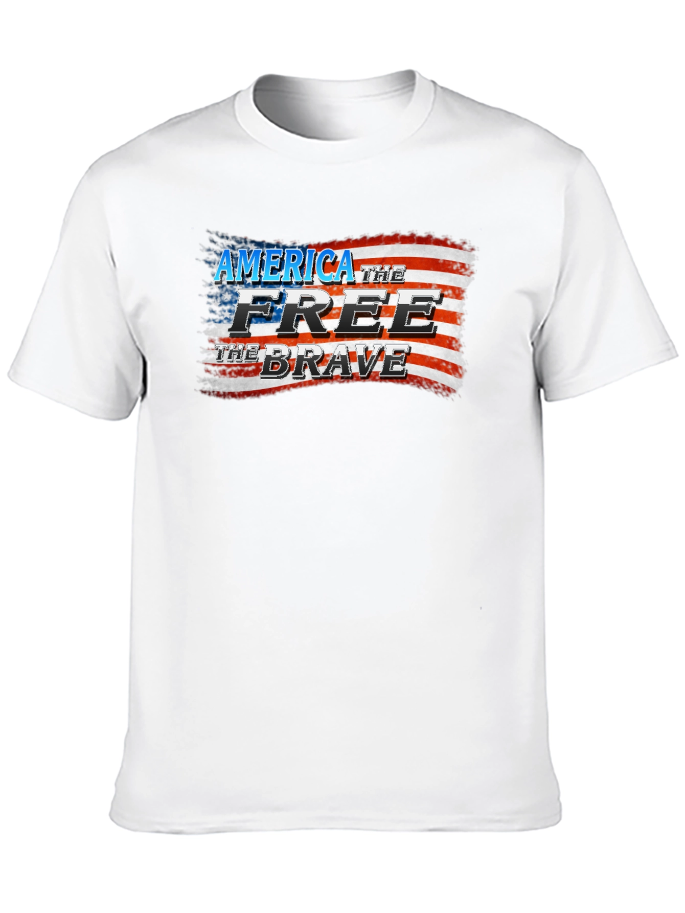 America the Free & Brave Graphic Tee