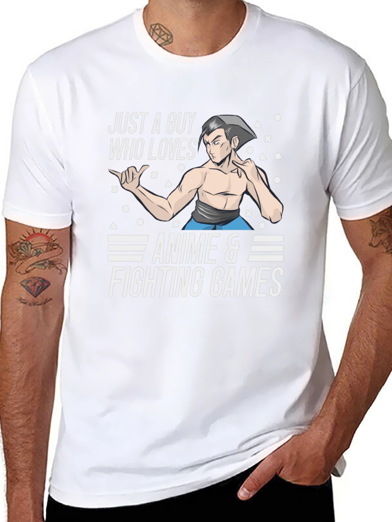 Anime & Fighting Games Graphic T-Shirt