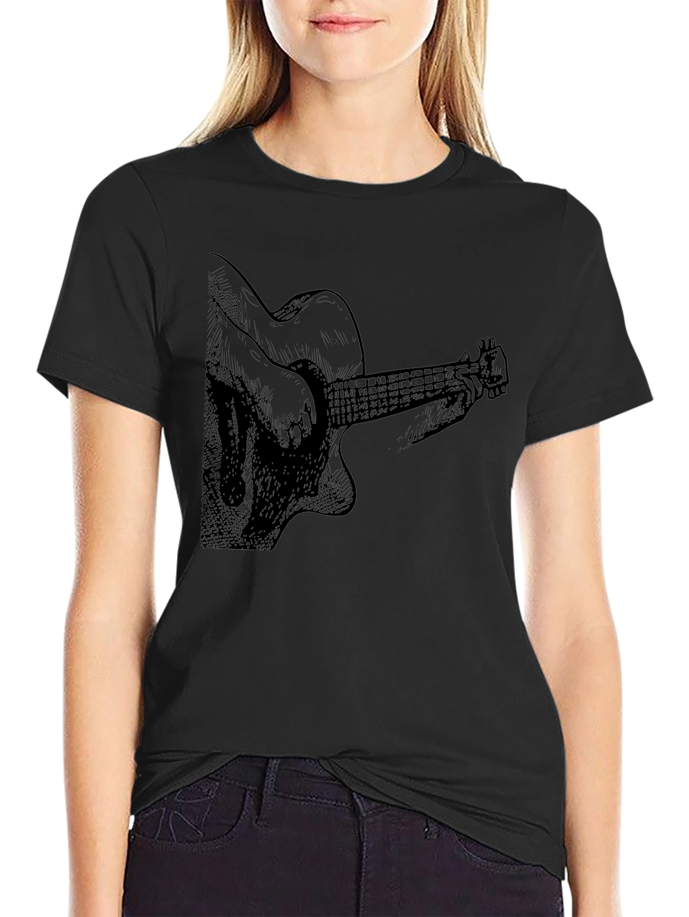 Guitar Graphic T-Shirt - Music Lover Tee