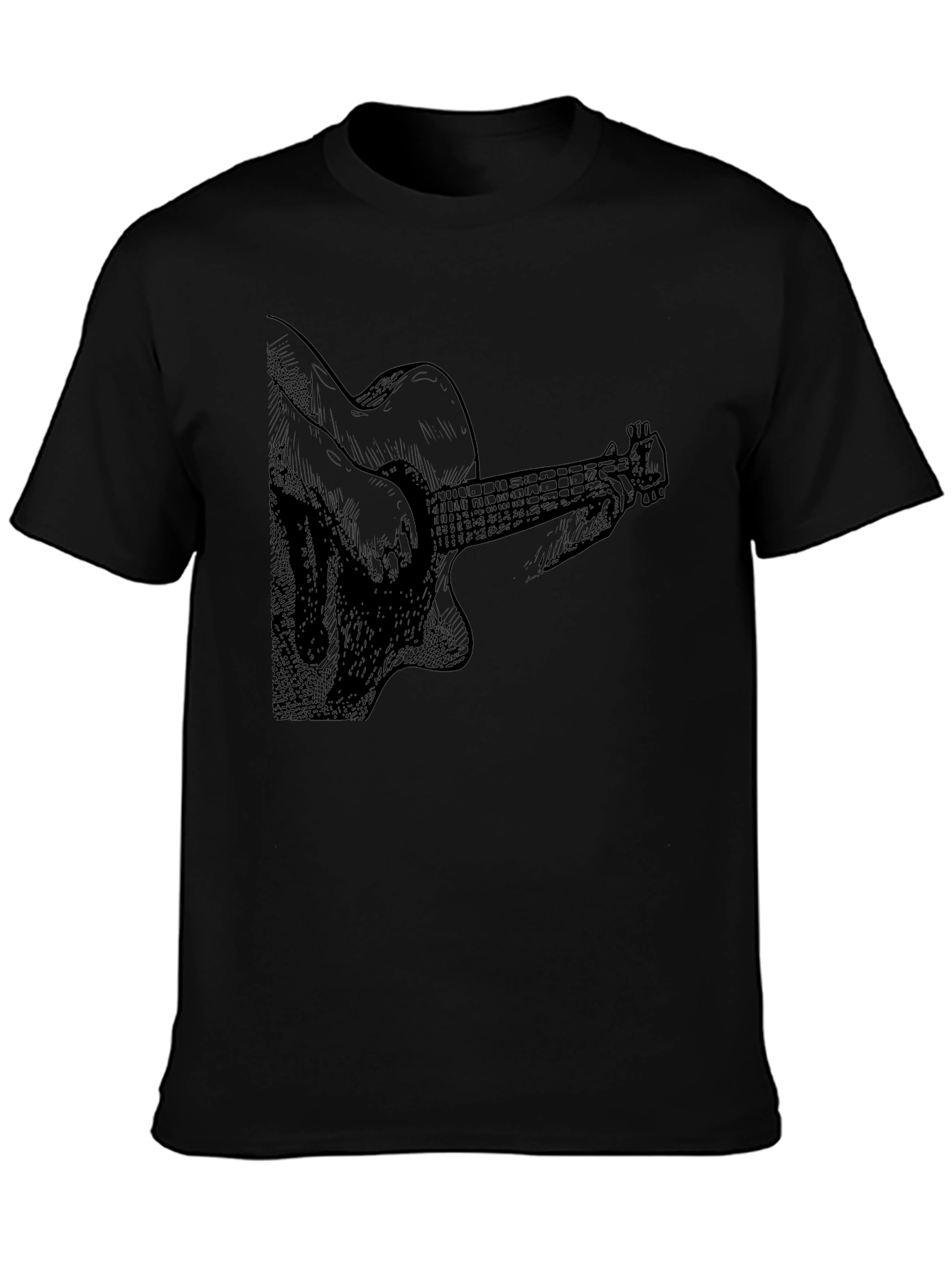 Guitar Graphic T-Shirt - Music Lover Tee