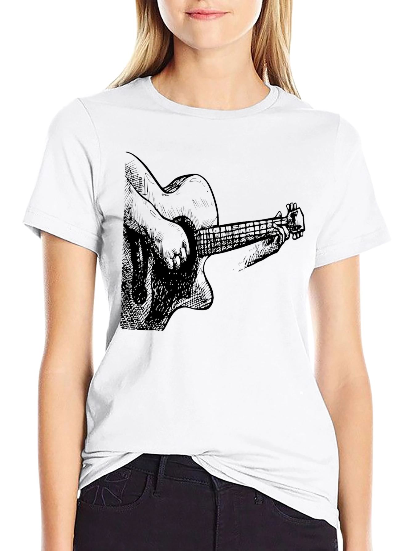 Guitar Graphic T-Shirt - Music Lover Tee