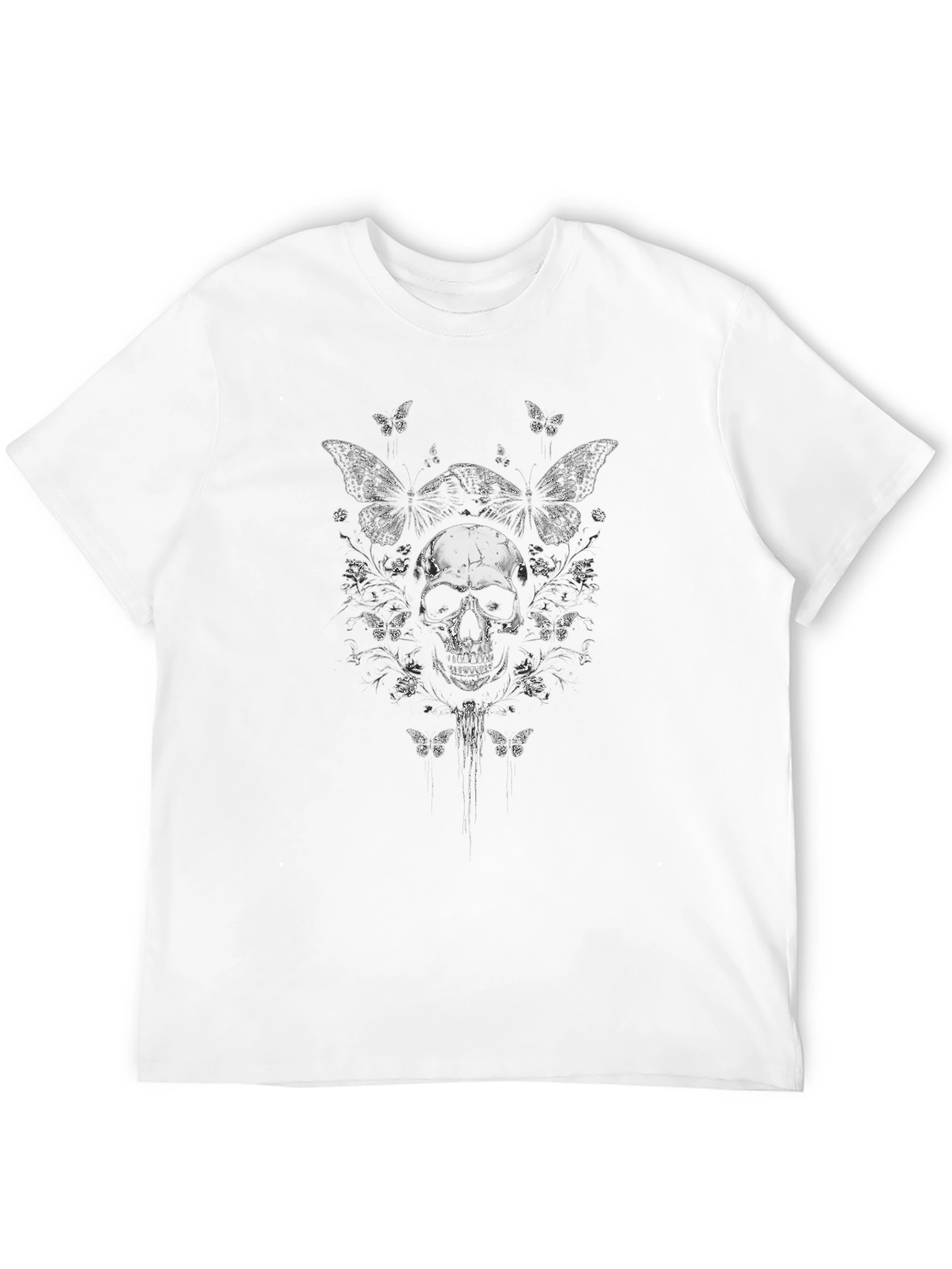 Skull & Butterfly Graphic Tee