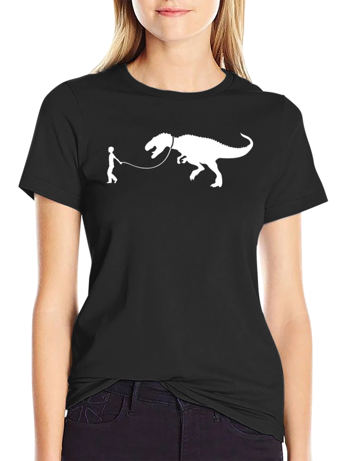Dino Walk T-Shirt -  Novelty Graphic Tee
