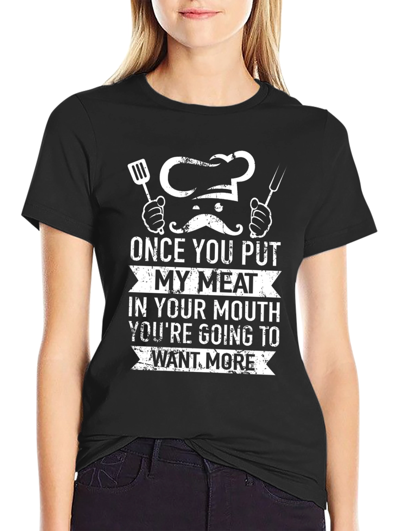 Humorous Chef Meat Lover T-Shirt