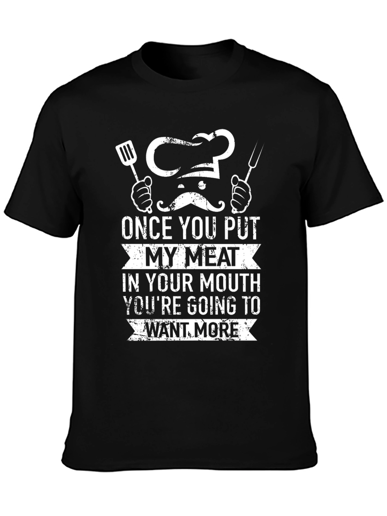 Humorous Chef Meat Lover T-Shirt