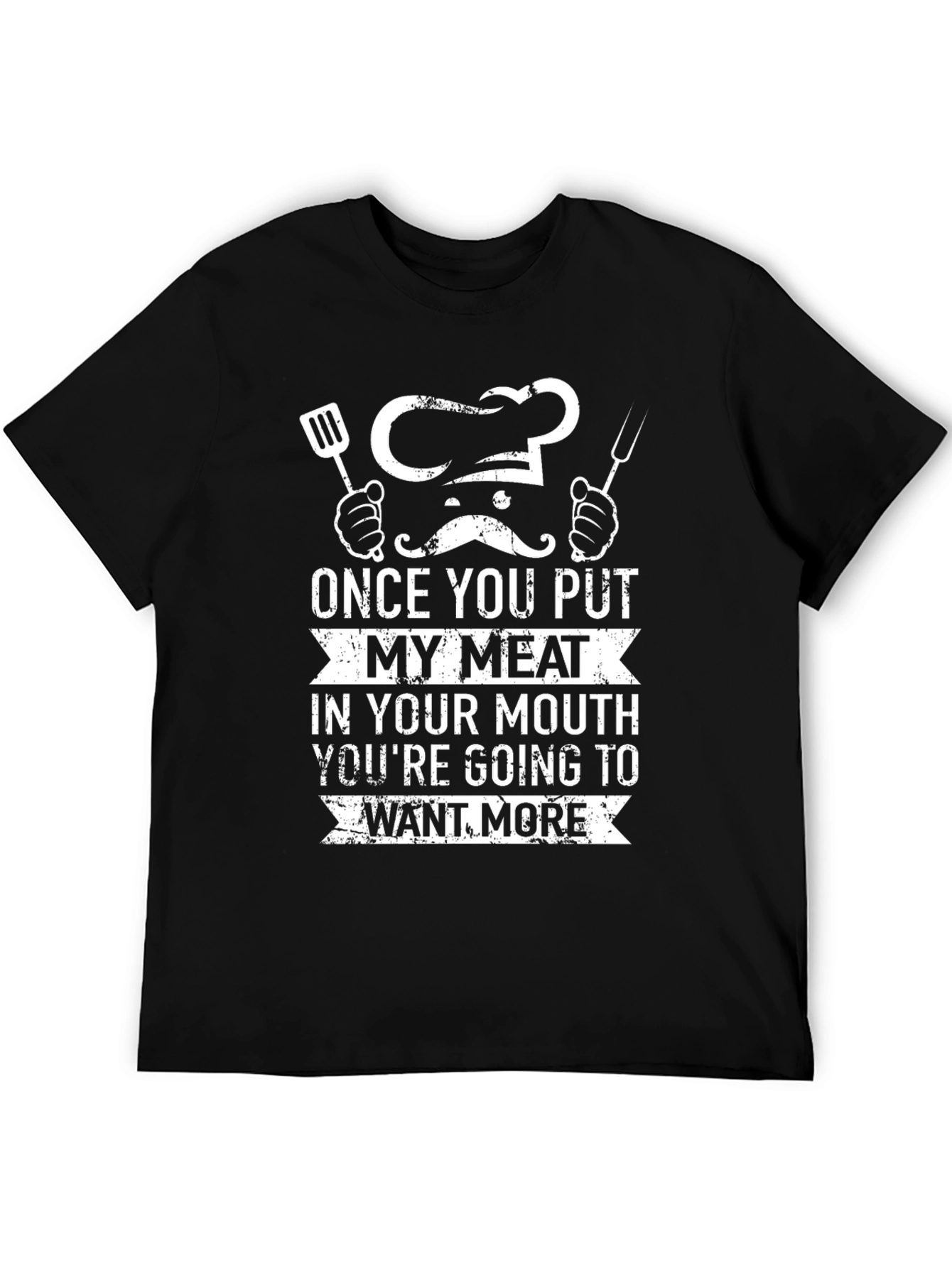 Humorous Chef Meat Lover T-Shirt
