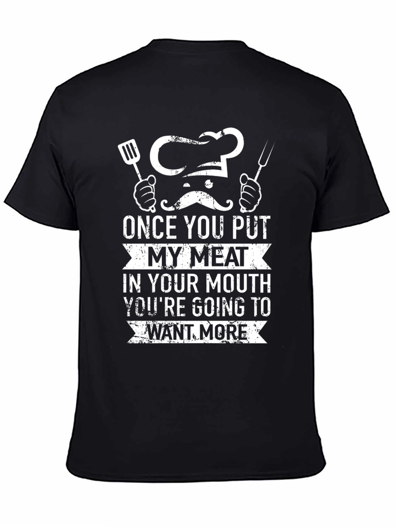 Humorous Chef Meat Lover T-Shirt