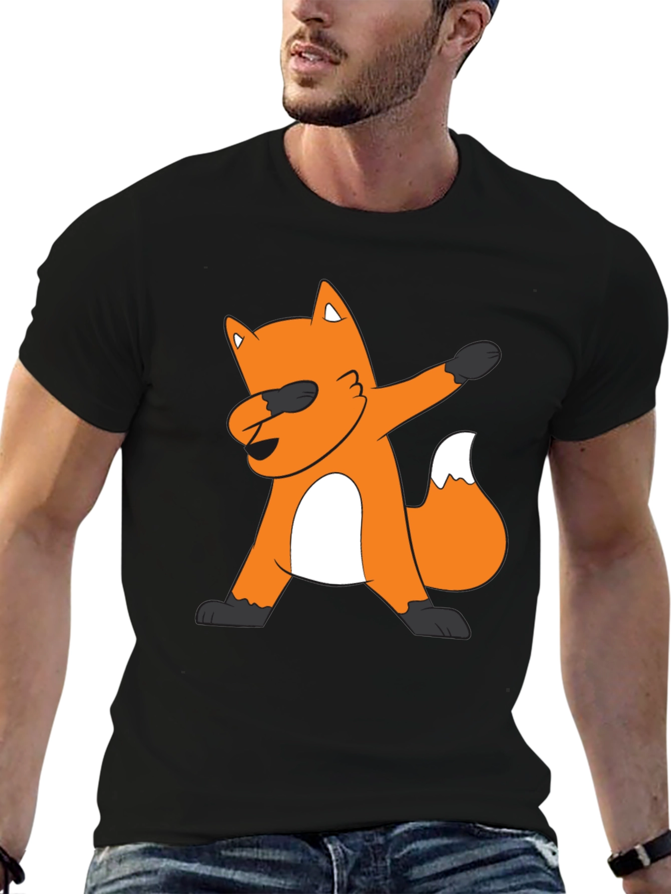 Dabbing Fox Graphic Tee - Cool & Trendy