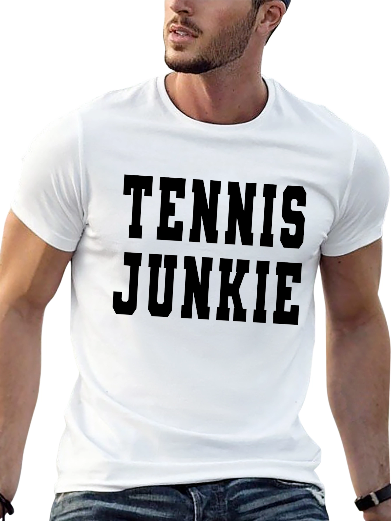 Tennis Junkie Graphic T-Shirt