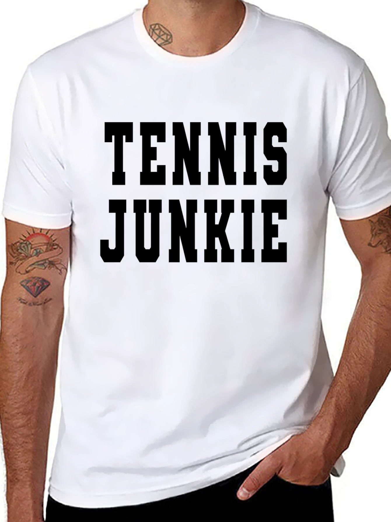 Tennis Junkie Graphic T-Shirt
