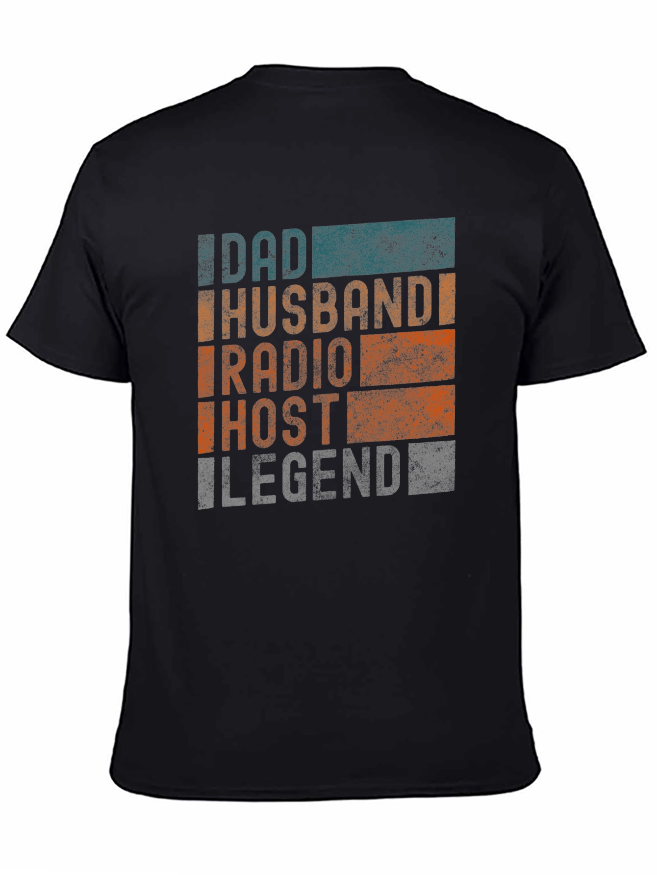 Dad Husband Radio Host Legend Graphic T-Shirt