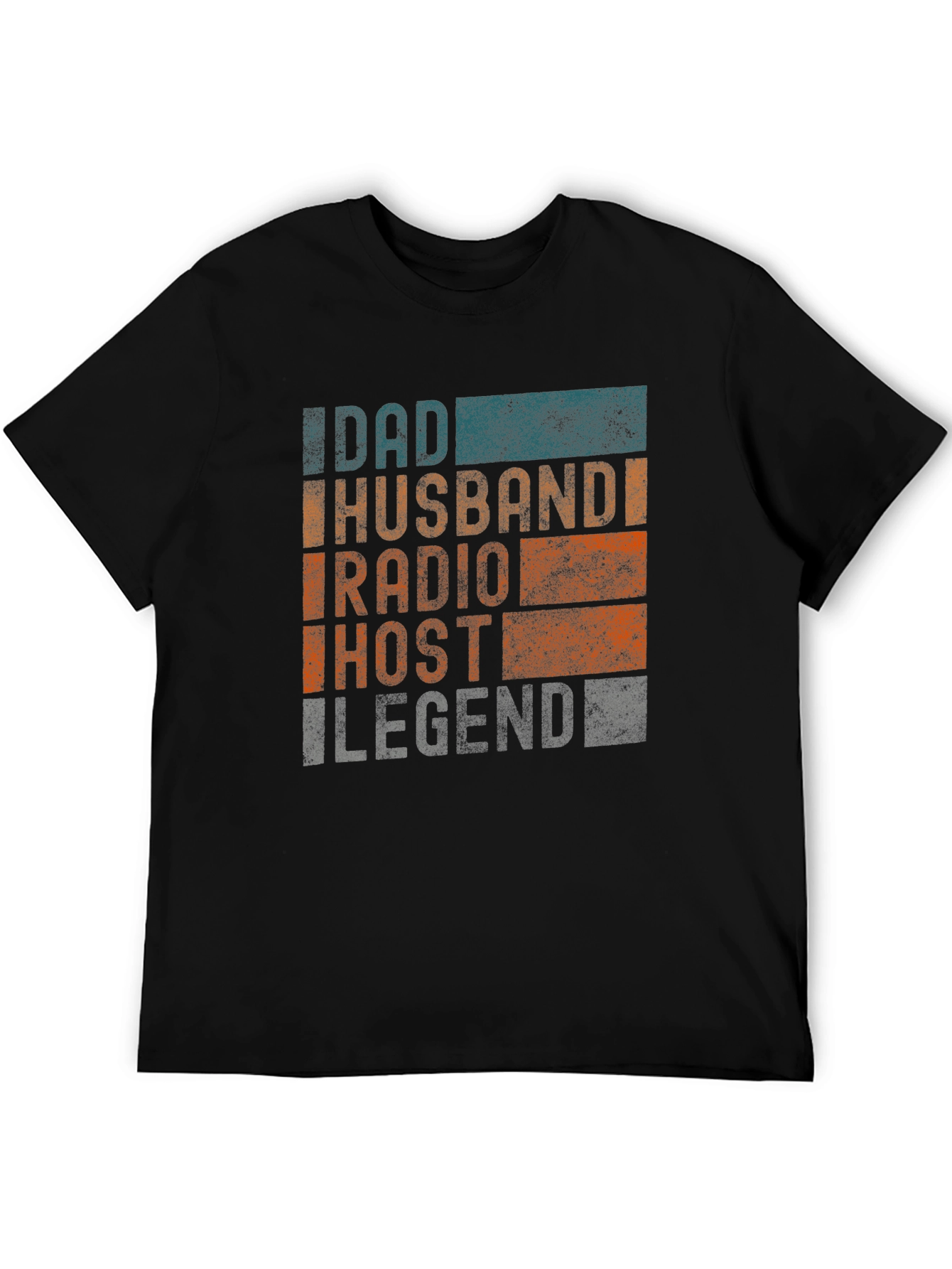 Dad Husband Radio Host Legend Graphic T-Shirt