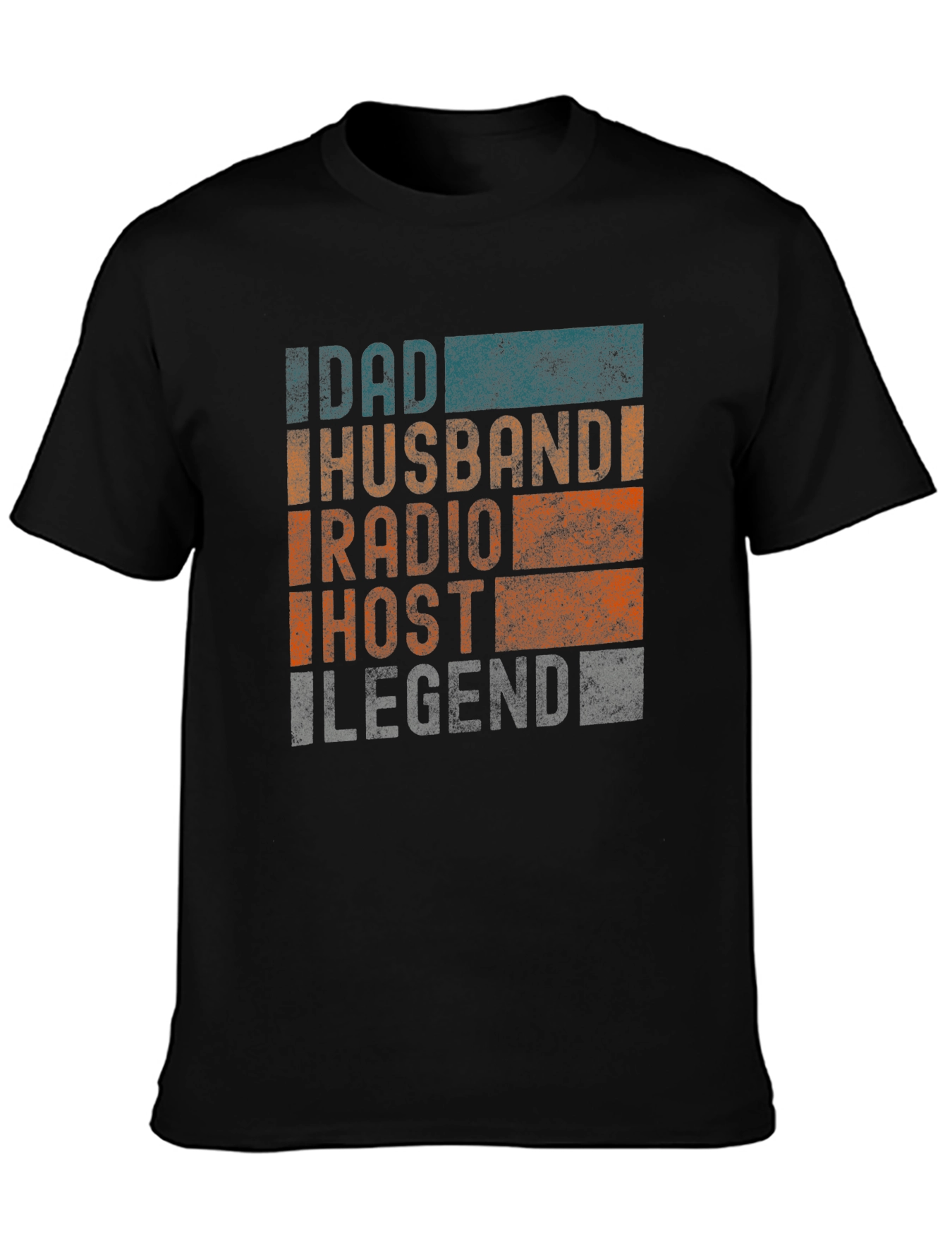 Dad Husband Radio Host Legend Graphic T-Shirt