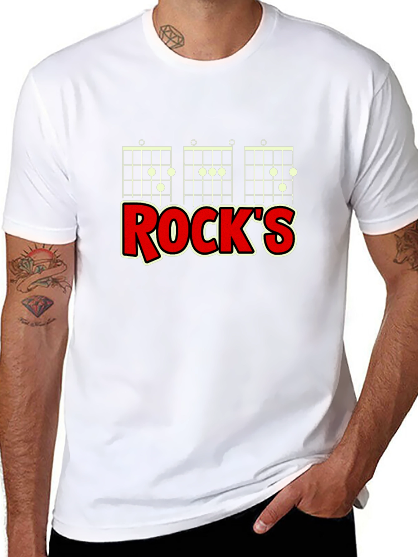 Rocks Guitar Chord T-Shirt