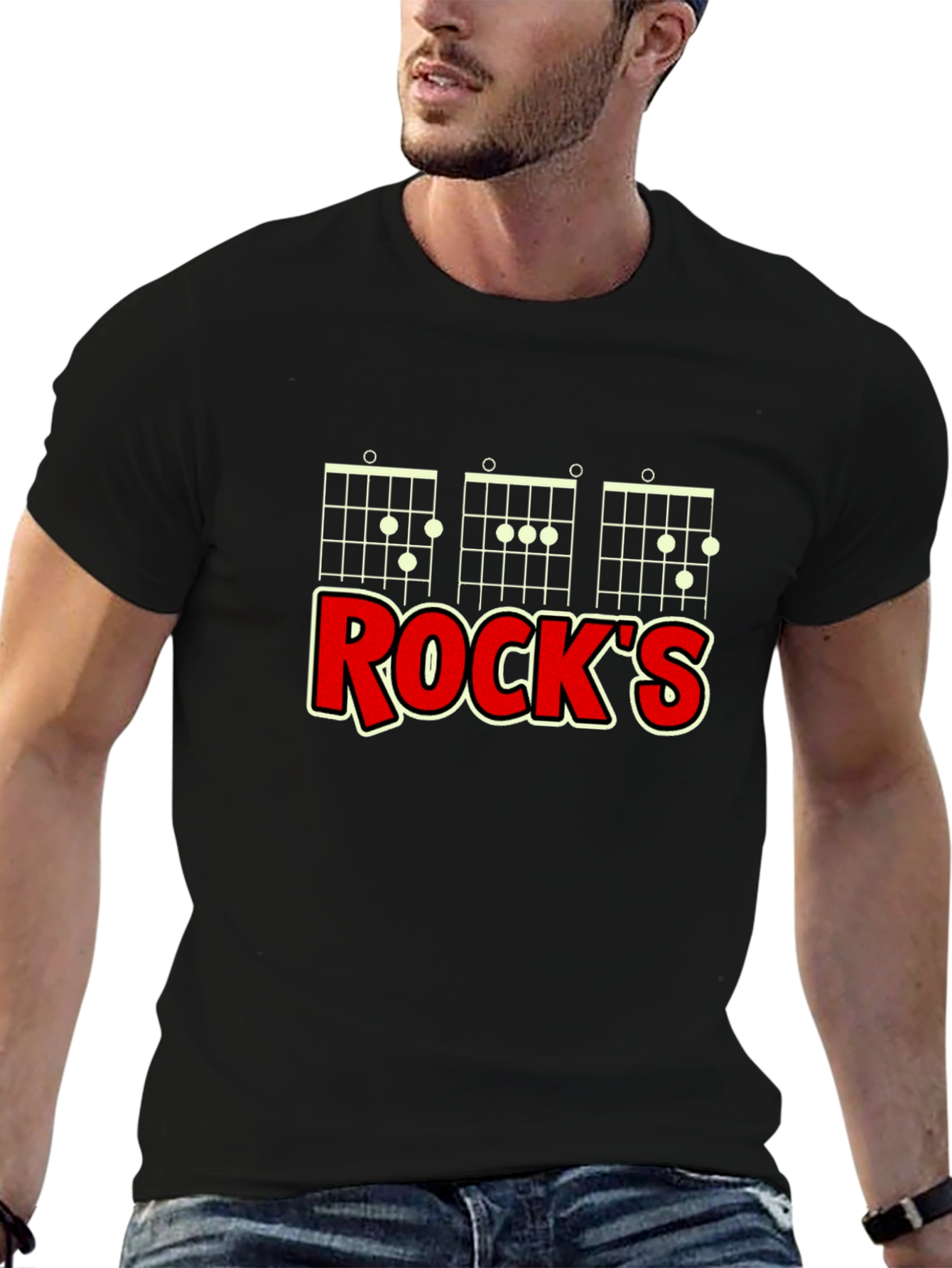 Rocks Guitar Chord T-Shirt