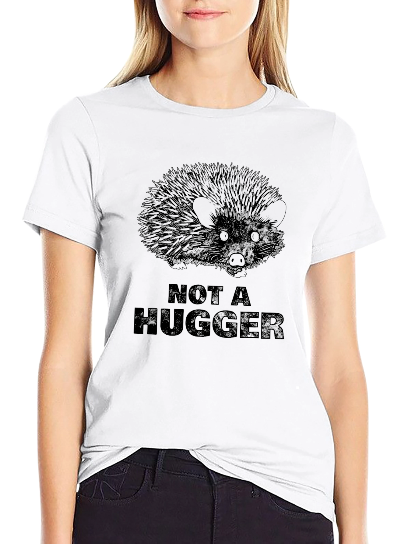 Not A Hugger Graphic Tee