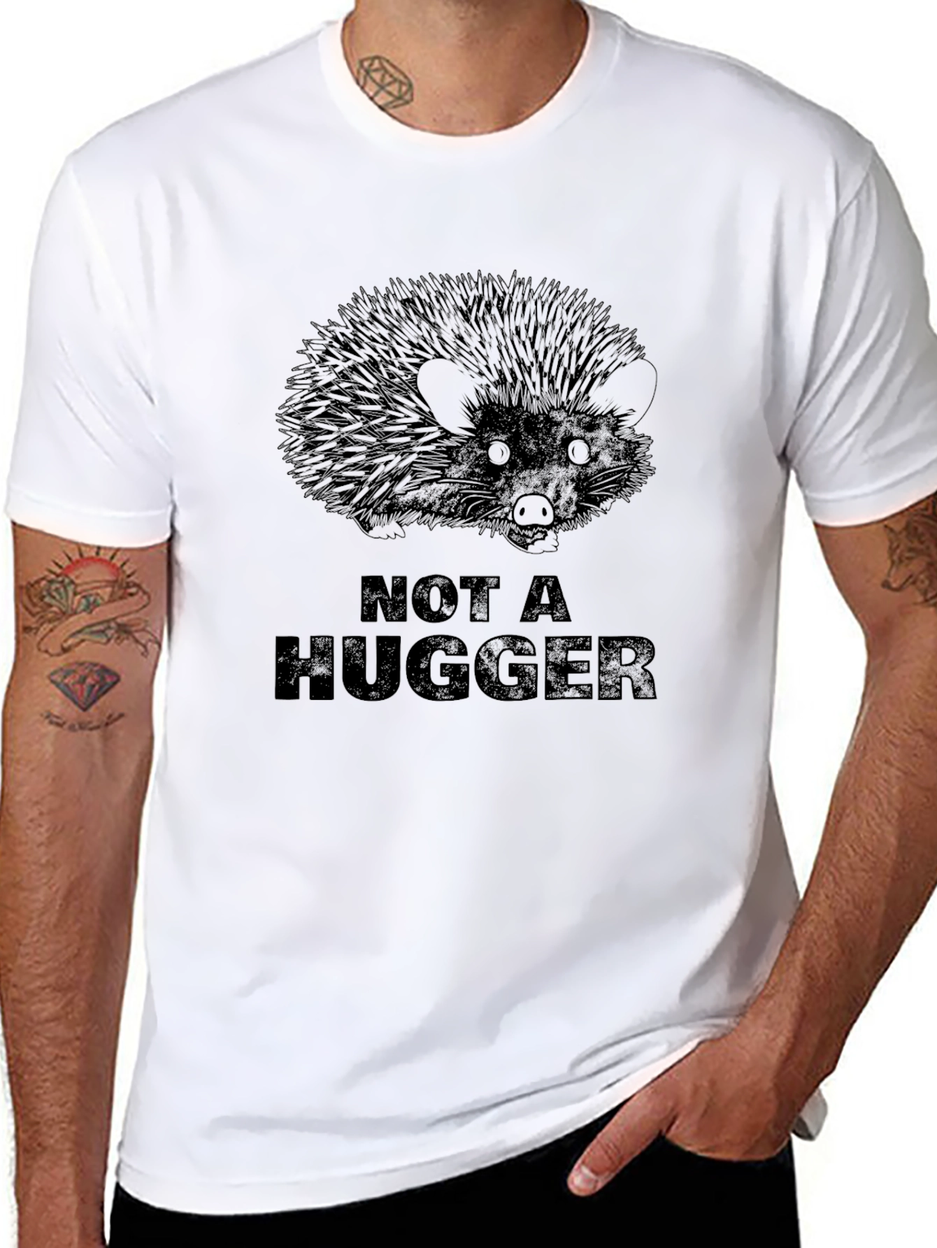 Not A Hugger Graphic Tee