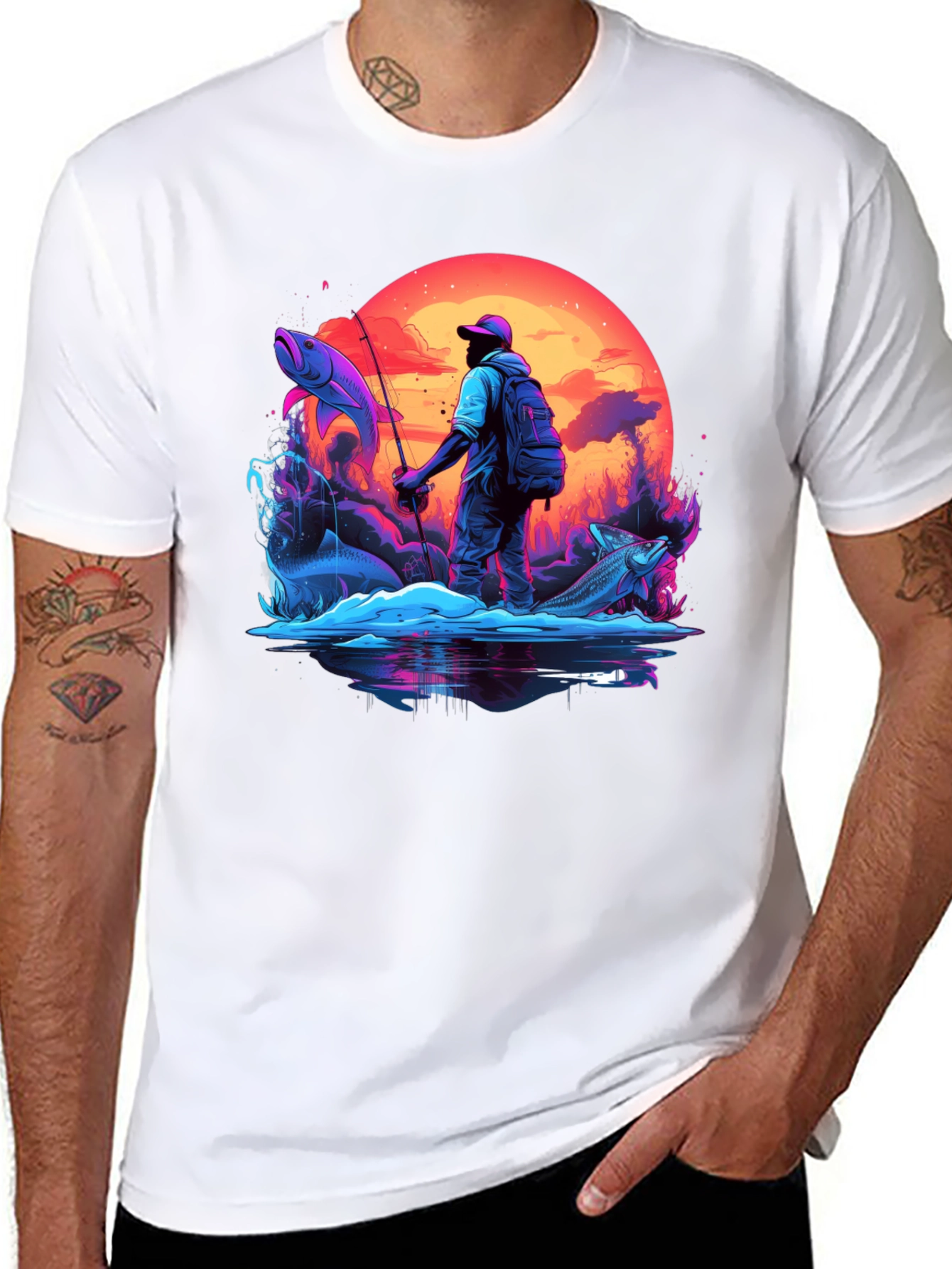 Fishing Graphic T-Shirt - Outdoor Adventure Tee