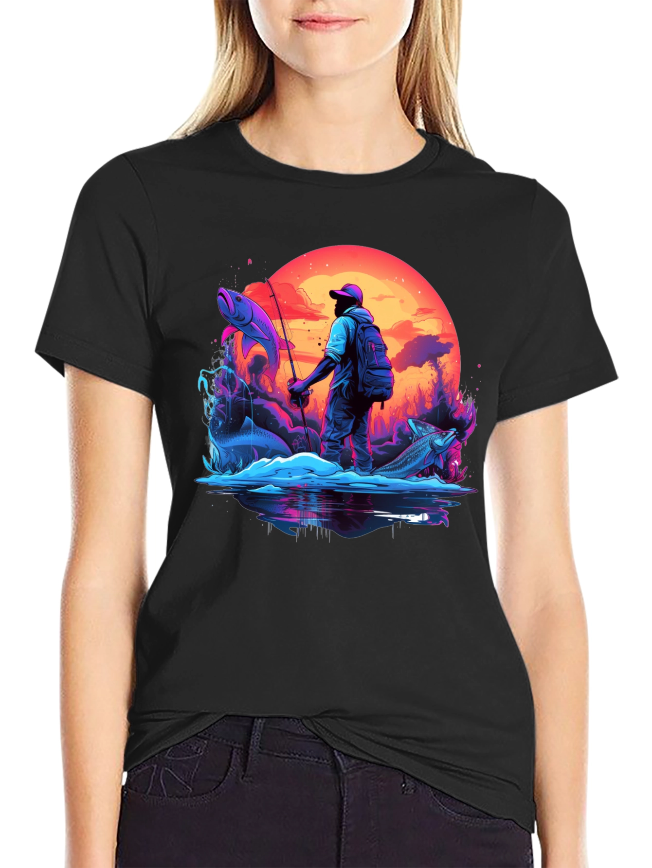 Fishing Graphic T-Shirt - Outdoor Adventure Tee