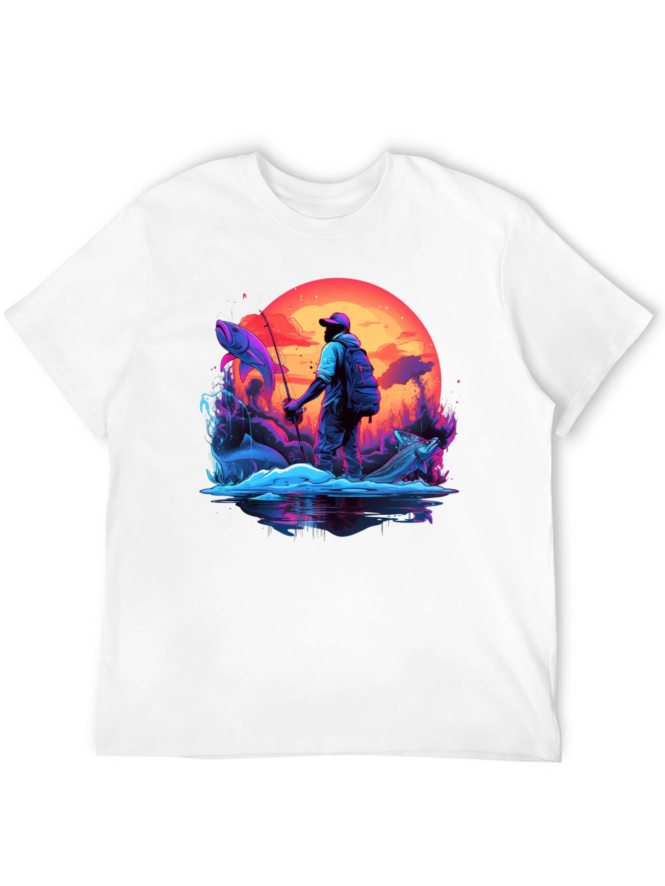 Fishing Graphic T-Shirt - Outdoor Adventure Tee